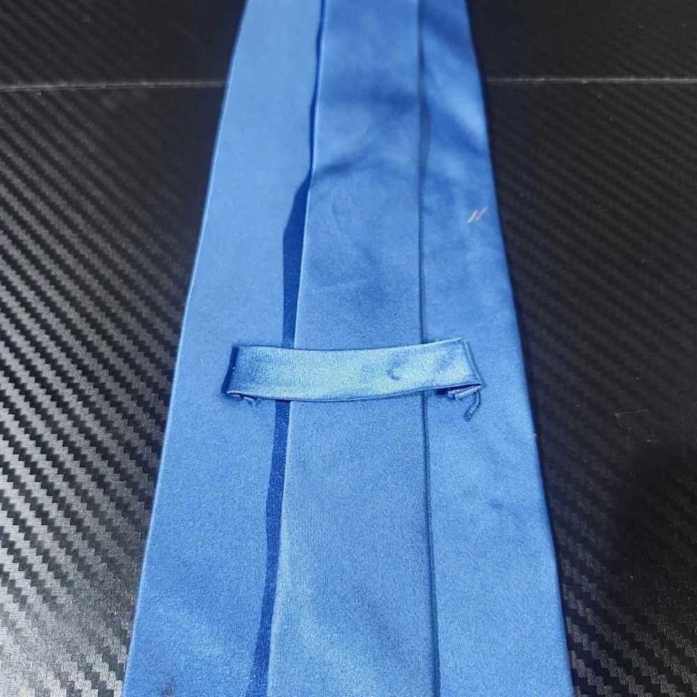 Solid Blue Stylish Men's Neck Tie